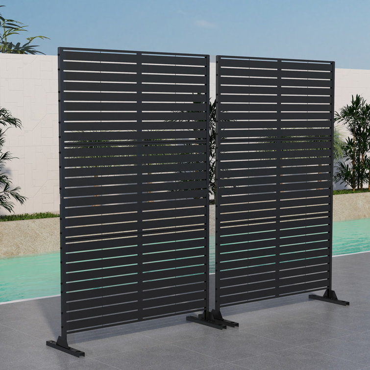 Tall Series Metal Privacy Screen(Set of Two)