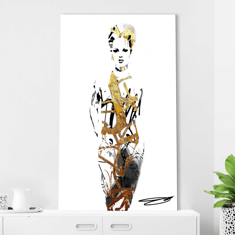 Golden Girl 2 (Vertical) par By Jodi - impression, Toile tendue, H 30 po x l 18 po x P 1 po