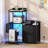 2-Drawer File Cabinet with Power Strip & LED Lights, Multi-Function Printer Stand for Home Office-431648251