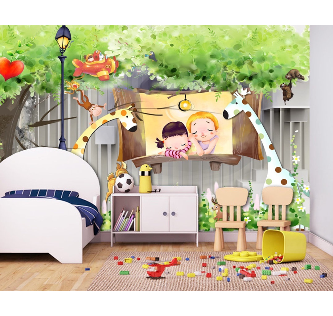 Aptos Wall Mural Zoomie Kids 