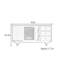 Buffet simple de style nordique moderne