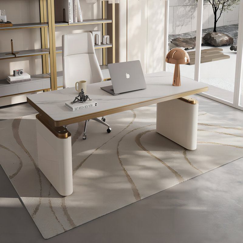 Bureau de table 70,87 po Modern Luxury, H 29,53 po x l 70,87 po x P 27,56 po