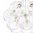 13-Light Dimmable Cluster Wavy Glass Chandelier