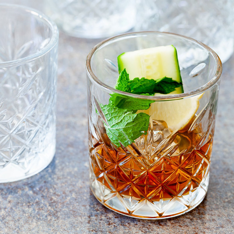 6 pièces 2 oz. Ensemble de verrerie, Verre à vin