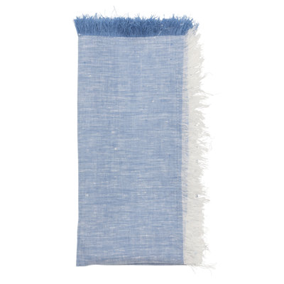 Chambray Fringe Napkin