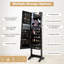 Jewellery Cabinet with Mirror Jewelry Armoire-93548331