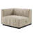Modway Conjure Channel Tufted Upholstered 6-Piece Sectional Sofa-76353322