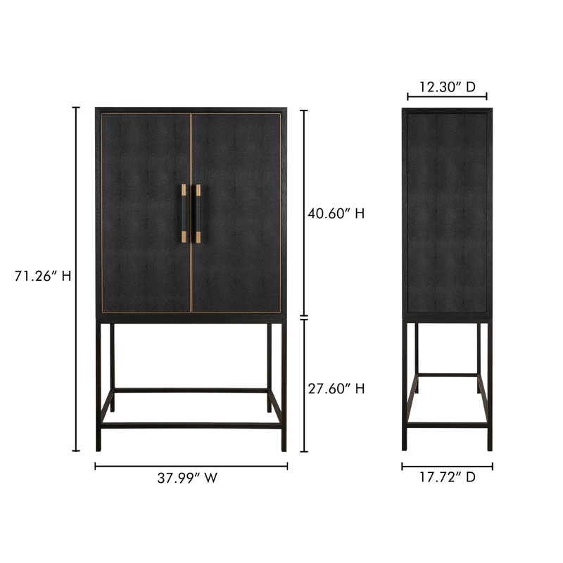 Meera TV-Armoire, Black