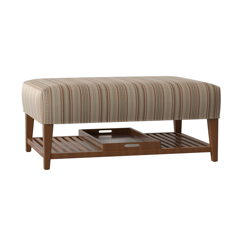Carly Ottoman, Pecan, Peyton Navy Performance Twill