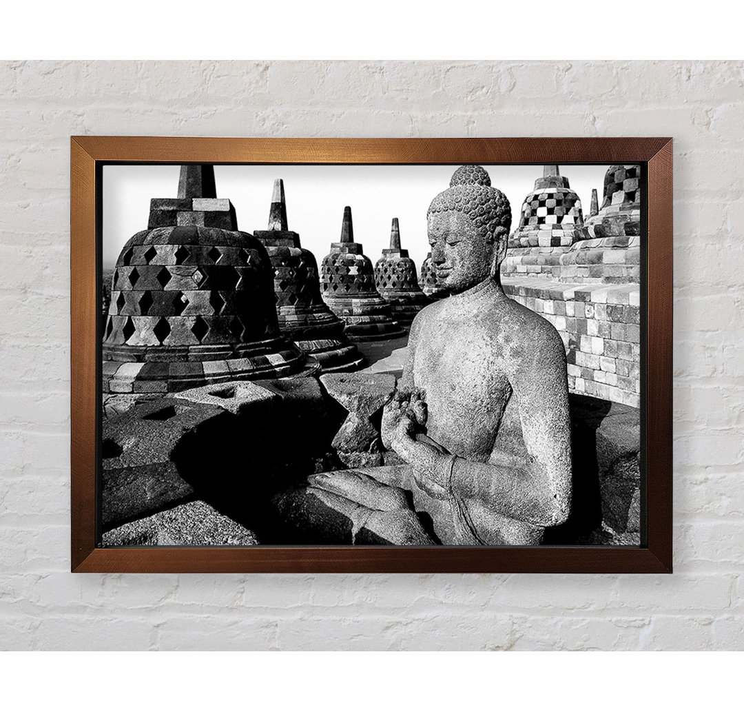 Peaceful Buddha Home - Einzelne Bilderrahmen Kunstdrucke