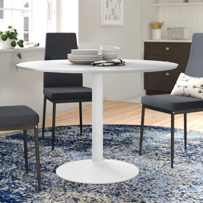 Bettie Round Metal Base Dining Table