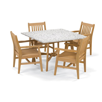 Myres Outdoor 5 - Piece Dining Set