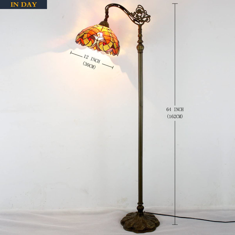 Burkhart 64'' Bronze Antique Floor Lamp