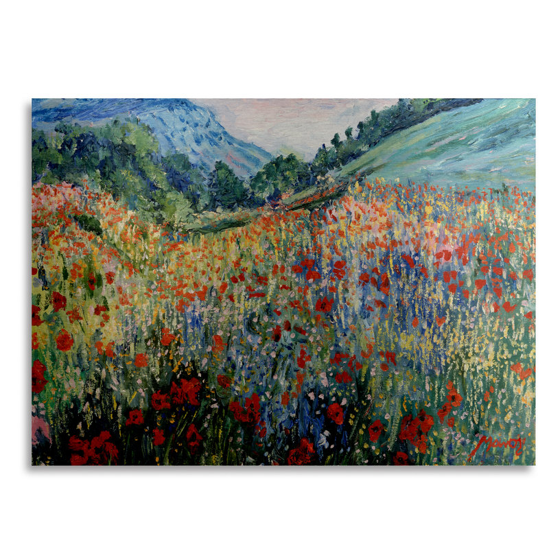 « champ de fleurs sauvages », reproduction d’art
