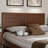 Jubilee Queen Size Modern Ash Walnut Finished Wood Headboard, 50.47'' H X 61.04'' W X 0.67'' D