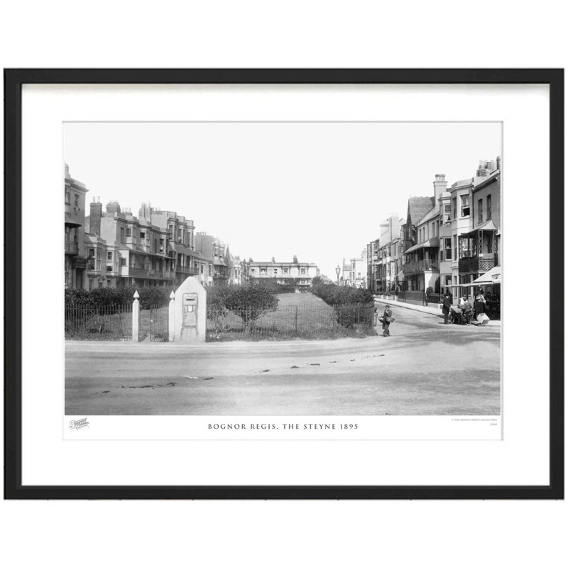 Bognor Regis, the Steyne 1895 1 Piece Single Picture Frame Wall Art, 45cm H x 60cm W x 2.3cm D