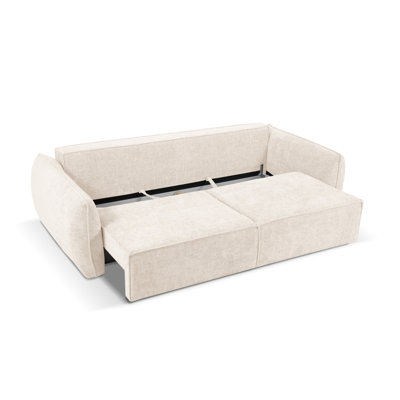 Bernovich 3 Seater Chenille Sofa Bed
