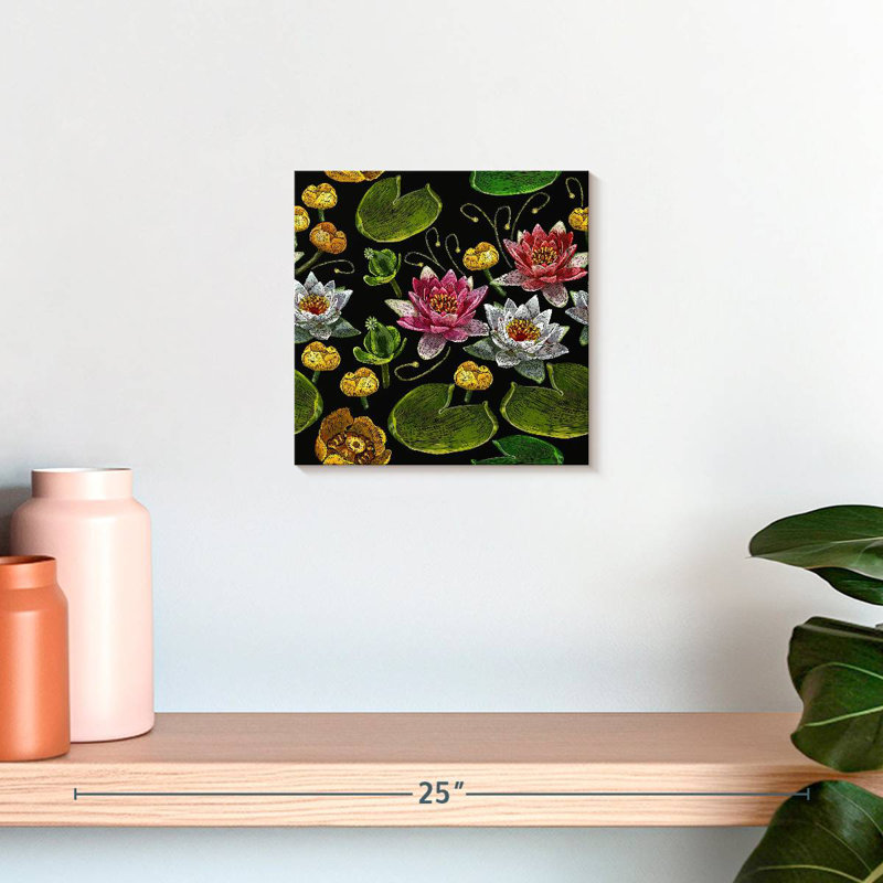 Harnek Lotus Garden Embroidery