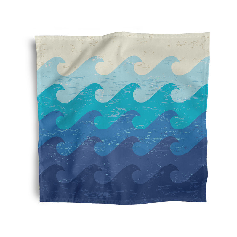 Leviner Deep Sea Napkins, Blue