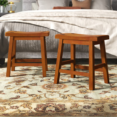 Danara Solid Wood Accent Stool