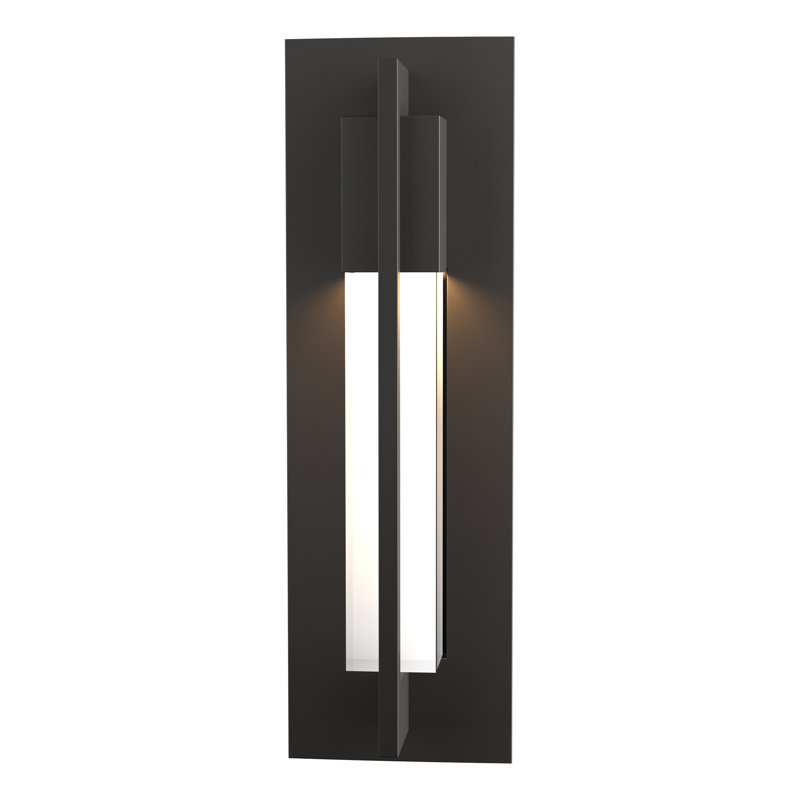Axis 1 - Light Aluminum Outdoor Flush Mount, 15" H x 4.6" W x 2.9" D, Coastal Oil Rubbed Bronze