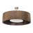 Cilindro 6 - Light Armoire Hickory Wood Grain Drum Pendant