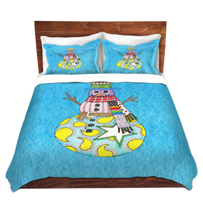 Ensemble de housse de couette bonhomme de neige