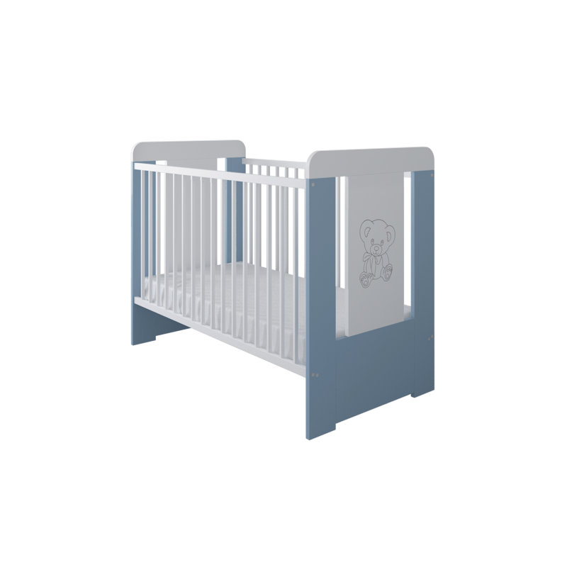 Ayaz Cot Bed, Blue/Grey