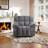 42.91" Wide Chenille Upholstered Power Lift Assist Recliner With 8-Point Massage, Lumbar Heat, USB & Type-C Charging(Set Of 2)-459697908