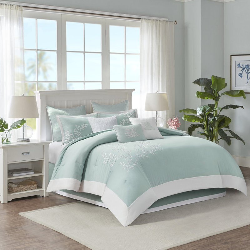 Cotton Bedding King With Detail For