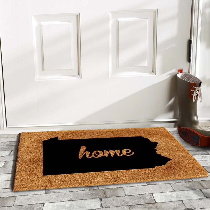 Tapis de porte extérieur anti-dérapant pennsylvanie Sheyenne, L 0,6 po x l 29 po x P 17 po