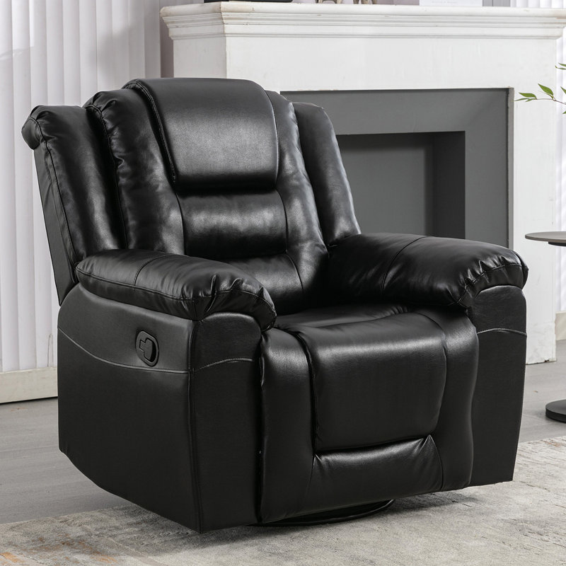 Fauteuil inclinable manuel et pivotant à 360 ° de cinéma maison avec accoudoirs larges