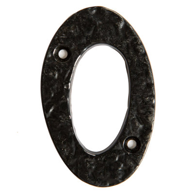 7.8cm H Iron House Number