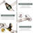 Brass Bridge Kitchen Faucet with Side Sprayer, 4 Hole Kitchen Faucet 2 Handle, 8 Inch Centerset Faucet for Kitchen Sinks-98364301-98364348