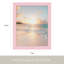Cadre photo rose, paquet de 3