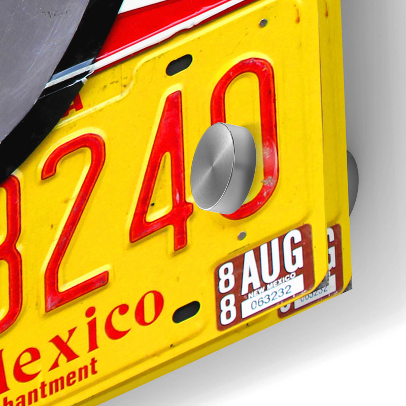 Route 66, panneau de signalisation sur plastique / acrylique par Design Turnpike, H 24 po x l 24 po