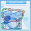 Pattie 5 Tiers Hamster Cage Animal Travel Carrier Habitat with Dishes Blue