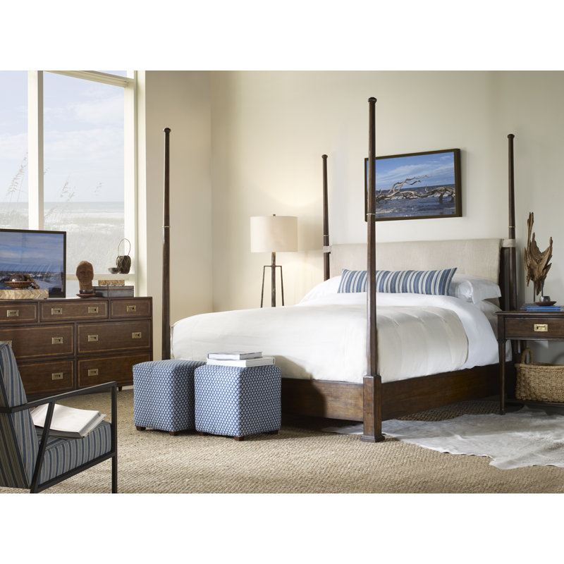 Monarch Linen Four Poster Bed