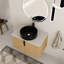 Ensemble de meuble-lavabo simple 30 po avec plateau en pierre et lavabo vasque en céramique Caldicot-589642926-596164146