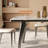Minimal rectangular rock plate dining table-271608889