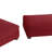 Upholstered Square Corduroy Ottoman-373930851