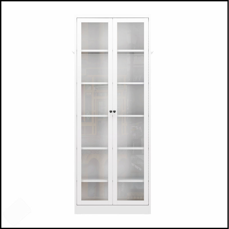 Durable Metal Kitchen Pantry Cabinet With 5 Adjustable Shelves, 72 Inch Tall Freestanding Storage For Home Organization