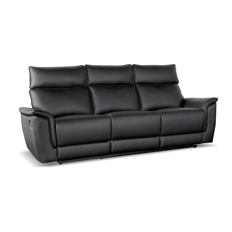 Canapé transitionnel l 86,4 po, noir, Noir