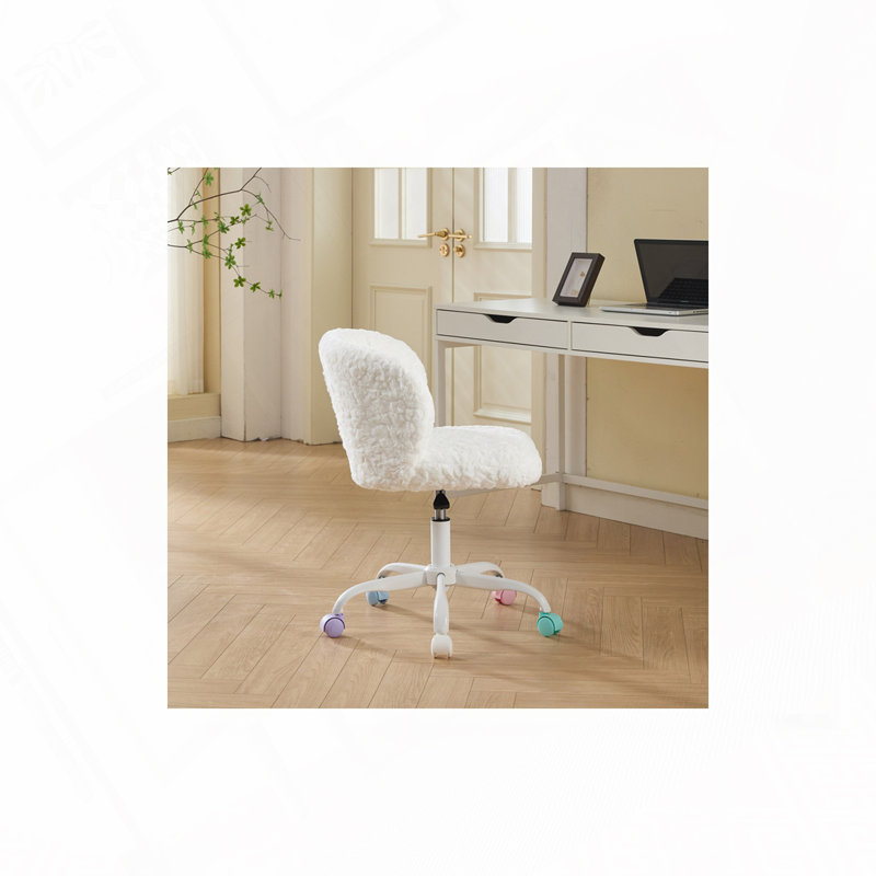 360 Swivel Home Office Chair, Ivory