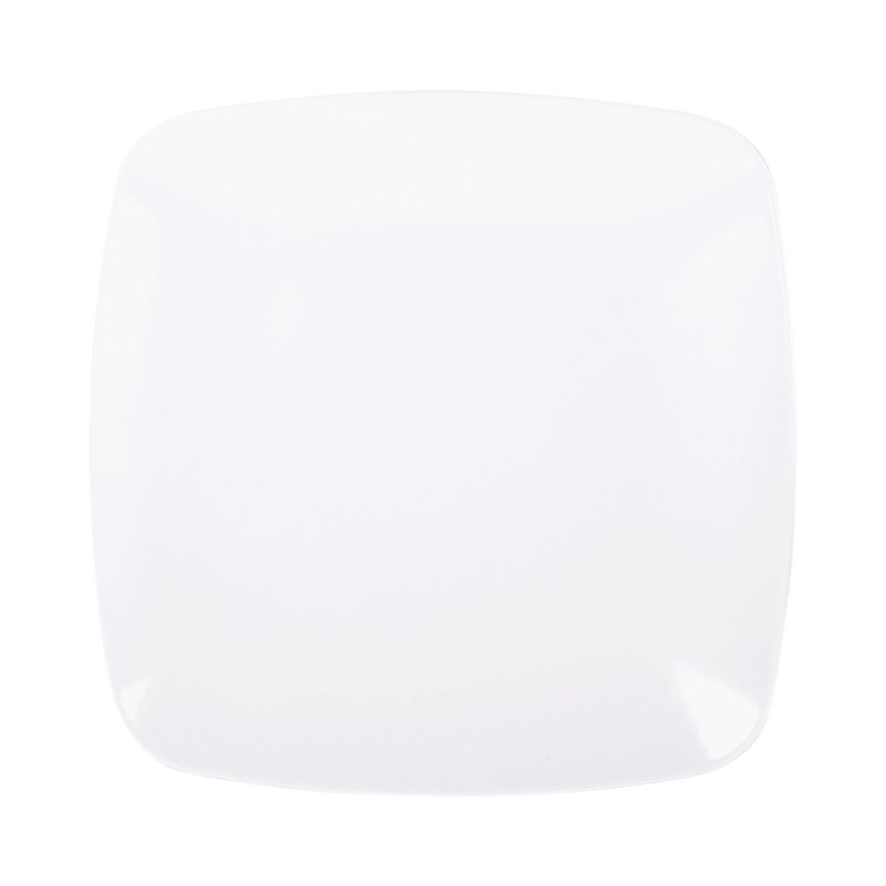 Radius Edge 11" Melamine Dinner Plate, White