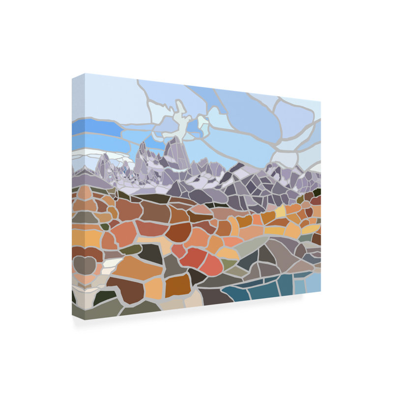Œuvre sur toile, Jonathan Mandell, H 35 po x l 47 po