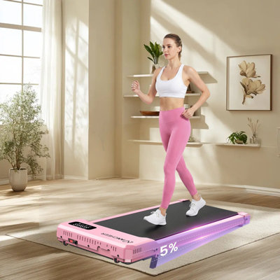Walking Pad Treadmill With Incline - Under Desk Treadmill With Vibration Massage Plate
