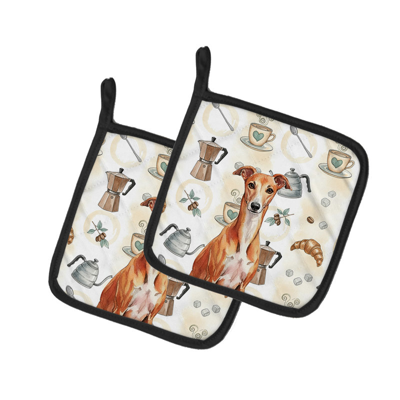 Paire de porte-cafetières Red Whippet
