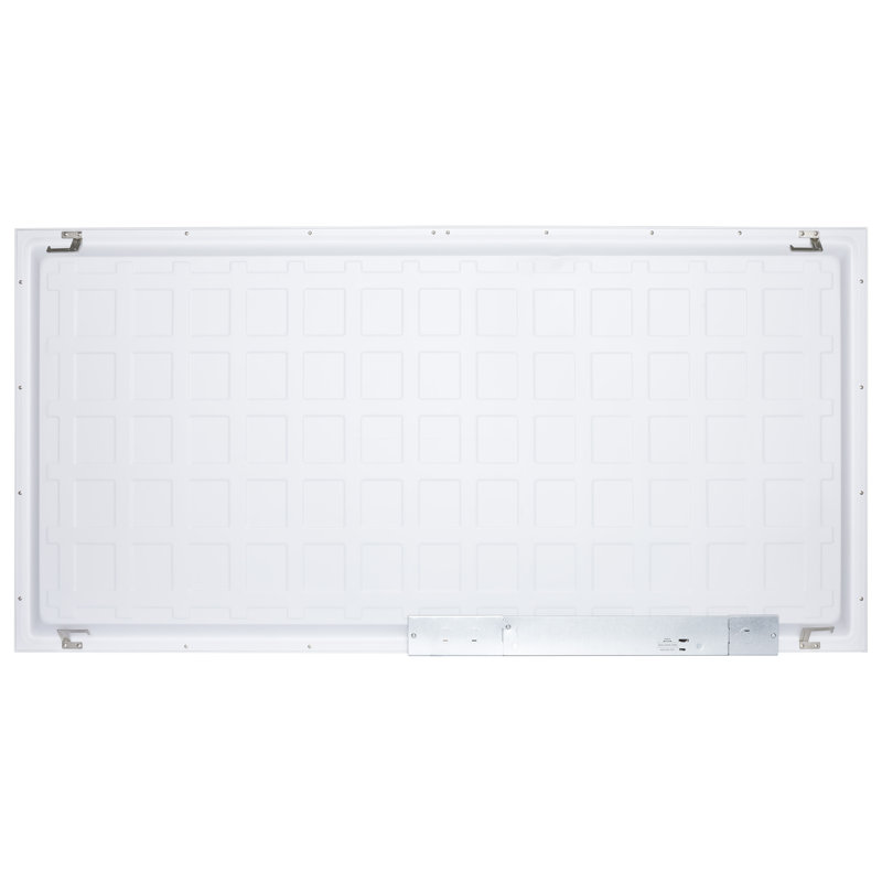 White Aluminum Indoor/Outdoor LED Flat Panel Ceiling Light