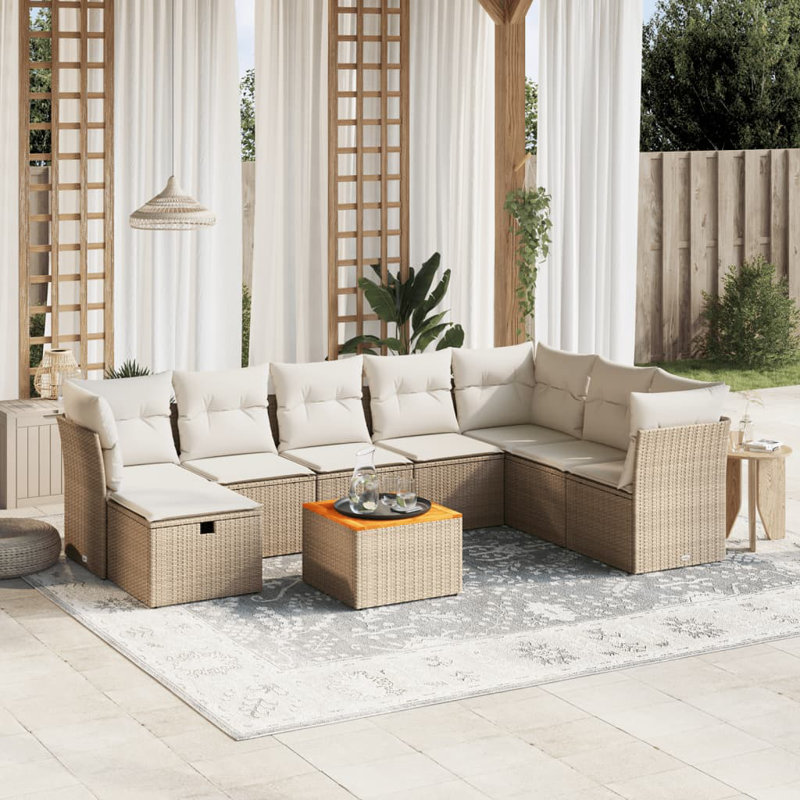 Ensemble de canapé de jardin Vidaxl